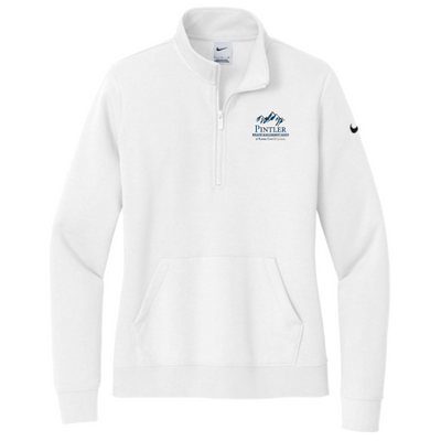 PintlerWMG - Nike Ladies Club Fleece Sleeve Swoosh 1/2-Zip v2