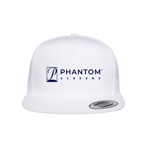 PhantomScreens - YP Classics - 5-Panel Trucker - White