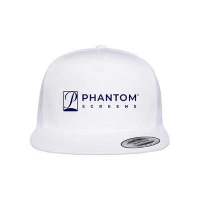 PhantomScreens - YP Classics - 5-Panel Trucker - White
