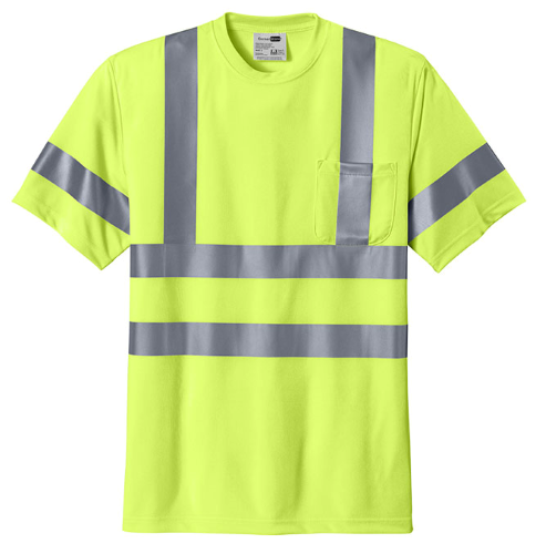 CornerStone ANSI 107 Class 3 Short Sleeve Snag-Resistant Reflective T-Shirt
