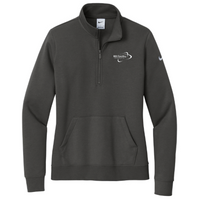 HCTechGuys - Nike Ladies Club Fleece Sleeve Swoosh 1/2-Zip