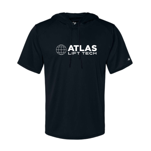 AtlasLiftTech - B-Core Hooded Men's T-Shirt