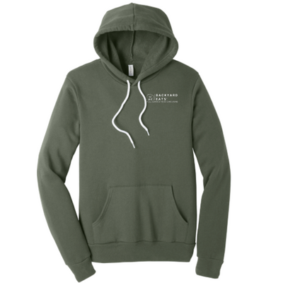 BackyardEats - Unisex Poly/Cotton Hooded Pullover Sweatshirt