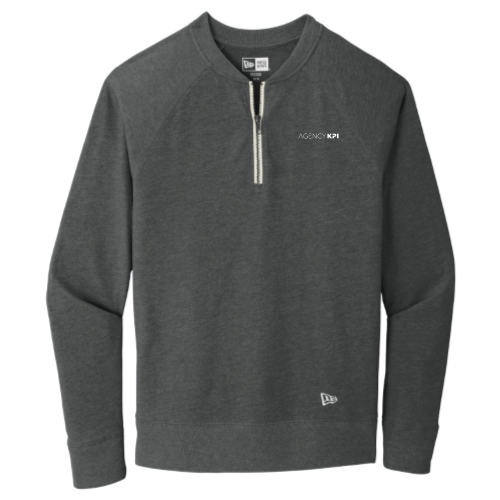AgencyKPI - New Era Sueded Cotton Blend 1/4-Zip Pullover