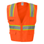 SilverSpurPlumbing - Solid Front Safety Vest With Mesh Back