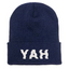 Dark Black - YAH Cuffed Beanie