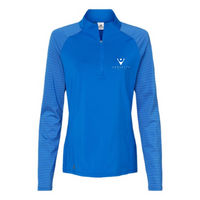 VeracityCapital - Women's Stripe Block Quarter-Zip Pullover