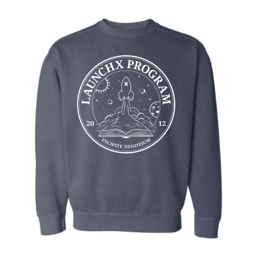 LaunchX - Comfort Colors Pigment-Dyed Crewneck Sweatshirt