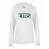 EMS - B-Core L/S Women's Hood Tee