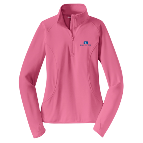 Homestead Sport-Tek Ladies Sport-Wick Stretch 1/2-Zip Pullover