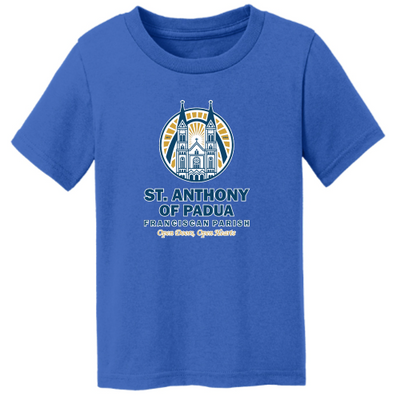 St. Anthony of Padua - Precious Cargo Toddler 5.4-oz 100% Cotton T-Shirt Digital Print