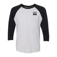 RMS - Next Level Unisex Tri-Blend 3/4-Sleeve Raglan Tee