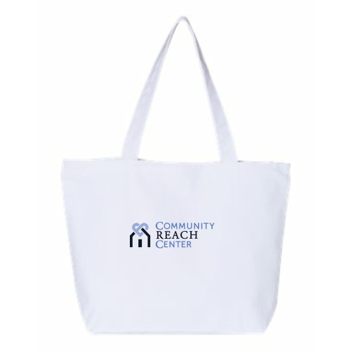 CommunityReachCenter - 24.5L Canvas Zippered Tote v2