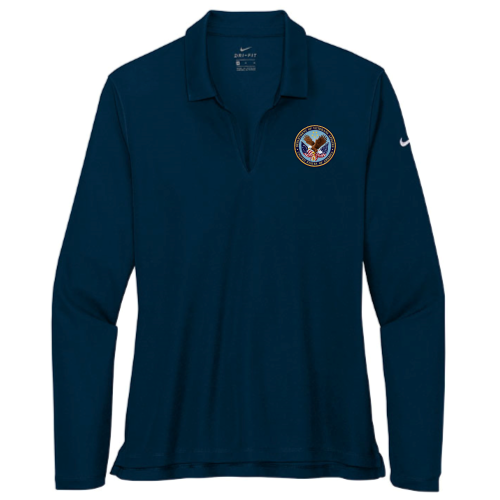 DVA - Nike - Ladies Dri-FIT Long Sleeve Polo