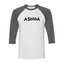 Asnoa - BELLA+CANVAS Unisex 3/4-Sleeve Baseball Tee