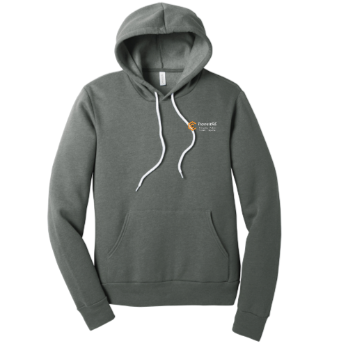 TransitRE - Unisex Poly/Cotton Hooded Pullover Sweatshirt