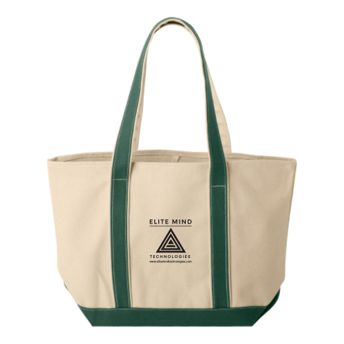 Elite Mind Technologies - 16 Ounce Cotton Canvas Tote
