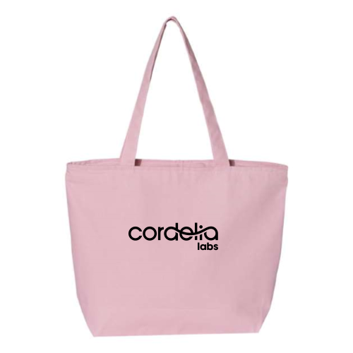 CordeliaLabs - 24.5L Canvas Zippered Tote