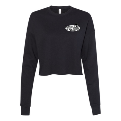 HairoftheDog Embroidered Ladies' Cropped Fleece Crew