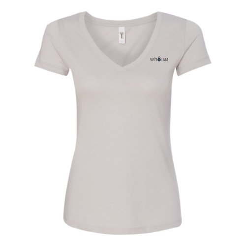 WhoIAM - Next Level Womens V-Neck