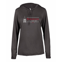 PinkertonAcademy - B-Core L/S Women's Hood Tee