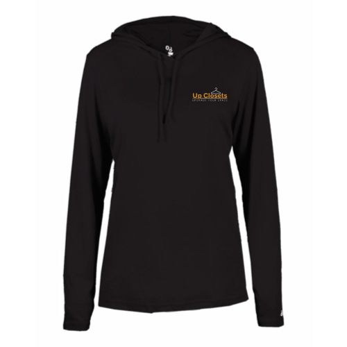 UpClosets - B-Core L/S Women's Hood Tee