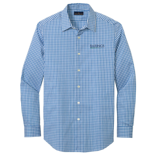 Barings - Brooks Brothers - Men's Tech Stretch Pattern Shirt
