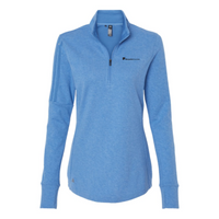 Marquette - Women's 3-Stripes Quarter-Zip Sweater - v2