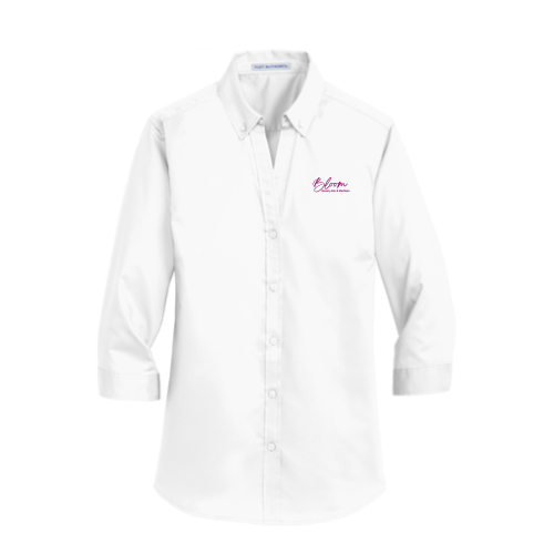 BloomBeautyBar&Medispa - Port Authority - Ladies Three-Quarter Sleeve Shirt v1
