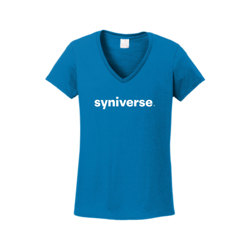 Syniverse - Gildan Ladies Heavy Cotton 100% Cotton V-neck T-Shirt v1