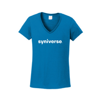 Syniverse - Gildan Ladies Heavy Cotton 100% Cotton V-neck T-Shirt v1