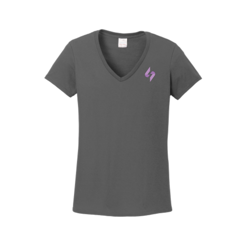 Snapattack - Gildan Ladies Heavy Cotton 100% Cotton V-Neck T-Shirt