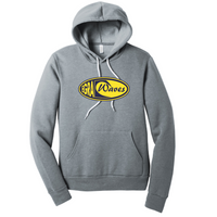 EgraWaves - Unisex Poly/Cotton Hooded Pullover Sweatshirt
