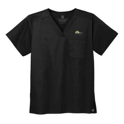 MayoHC - WonderWink Unisex WorkFlex Chest Pocket V-Neck Top v1