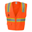 DRL - Solid Front Safety Vest With Mesh Back