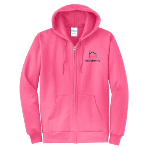 goodhomemi - Port & Company Classic Full-Zip Hooded Sweatshirt