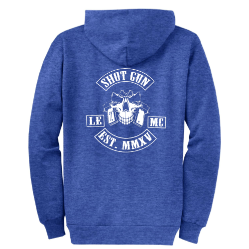 ShotGunLawEnforcementMC - Port & Company Classic Full-Zip Hooded Sweatshirt V7 "EST. MMXV"