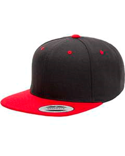 Adult 6-Panel Structured Flat Visor Classic Snapback 6089ML