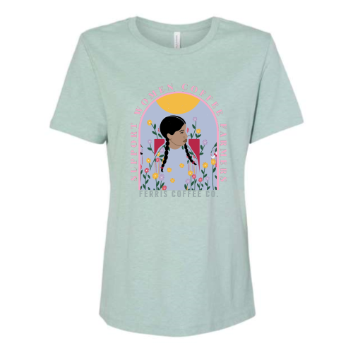 FerrisCoffee - Womens Relaxed Fit Heather - Vergel Support