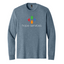 HopeServices - District Made Mens Perfect Tri Long Sleeve Crew Tee