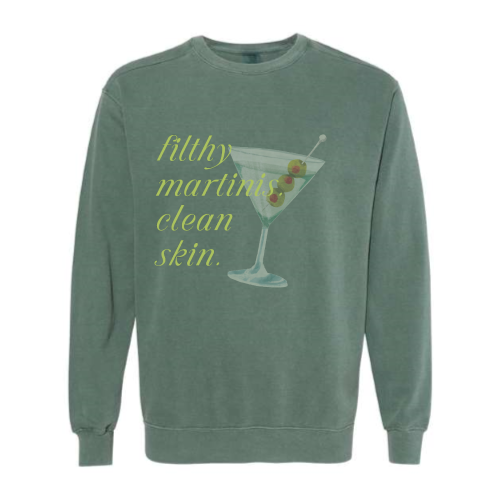 JamesStreetMedSpaTeam - Pigment-Dyed Crewneck Sweatshirt v1