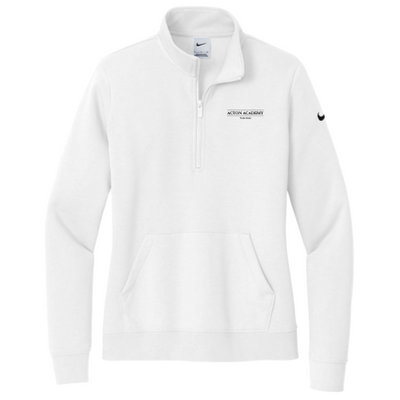 ActonAcademy - Nike Ladies Club Fleece Sleeve Swoosh 1/2-Zip NKDX6720