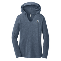 Charleston Veterinary - District Made Ladies Perfect Tri Long Sleeve Hoodie
