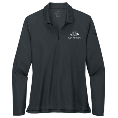 TuckAdvisors - Nike Ladies Dri-FIT Long Sleeve Polo - v2