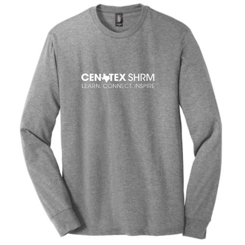 CentexSHRM - District Made Mens Perfect Tri Long Sleeve Crew Tee v1