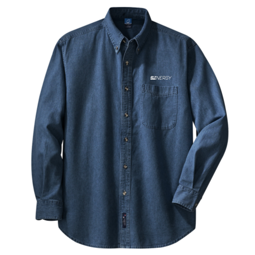 SENERGY - Port & Company Long Sleeve Value Denim Shirt