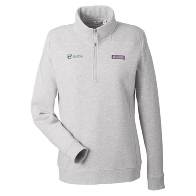 Brickvine - Vineyard Vines K002795 Women's Q-Zip - Grey / Blue / Navy