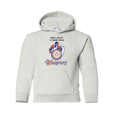 WillieBrownJr.MiddleSchool - Heavy Blend Youth Hooded Sweatshirt