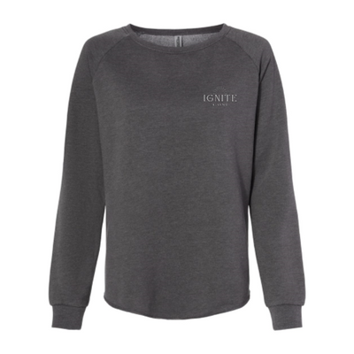 Ignite Living - Independent Trading Women's California Wave Wash Crewneck Sweatshirt