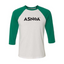 Asnoa - BELLA+CANVAS Unisex 3/4-Sleeve Baseball Tee